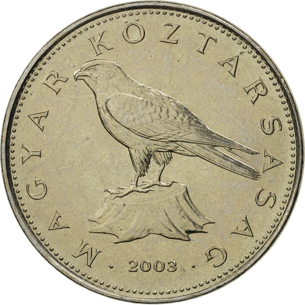 Ungarn, 50 Forint, 2003, Budapest, STGL, Copper-nickel, KM:697