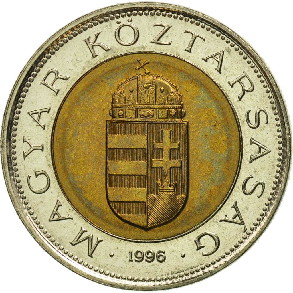 Hungary, 100 Forint, 1996, Budapest, MS(63), Nickel-brass, KM:698