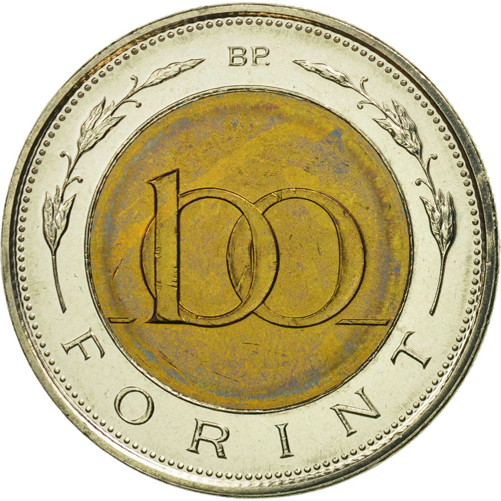 Hungary, 100 Forint, 1996, Budapest, MS(63), Nickel-brass, KM:698