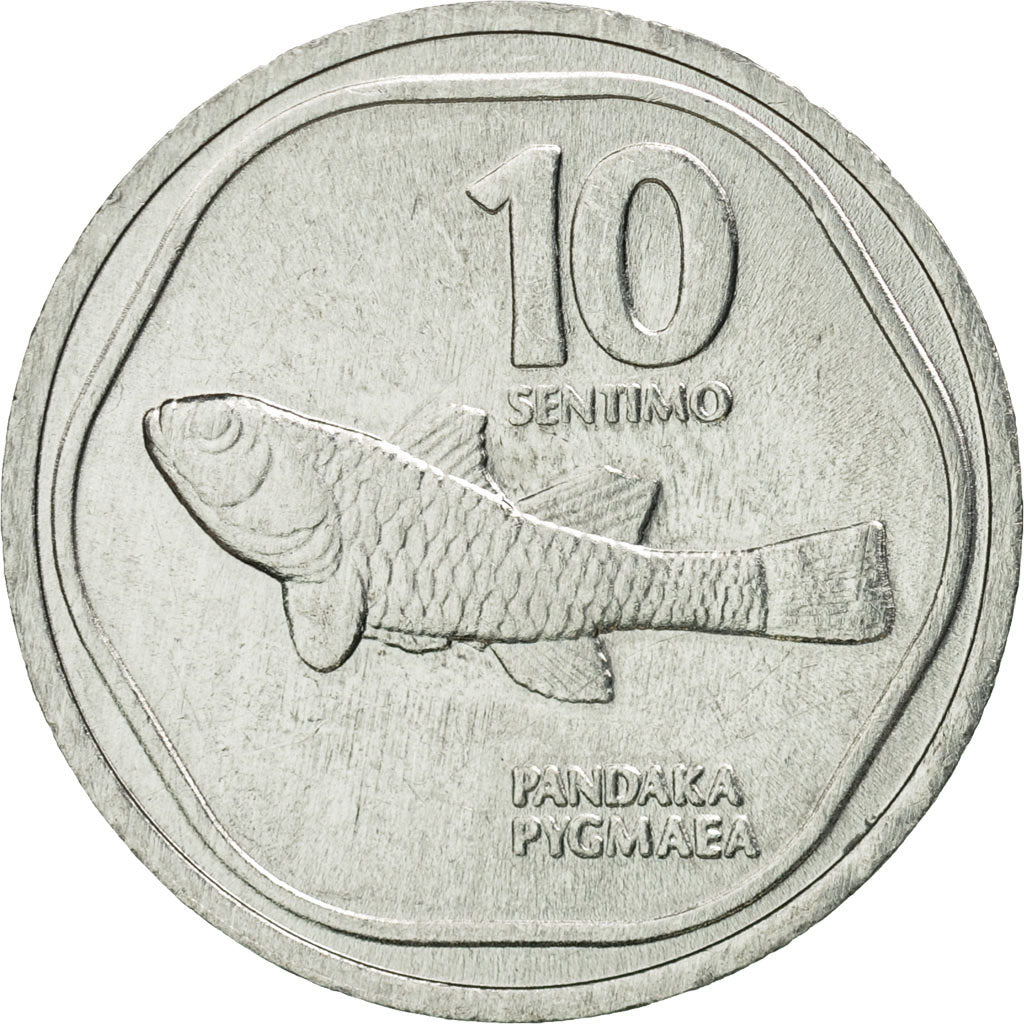 Coin, Philippines, 10 Sentimos, 1993, MS(65-70), Aluminum, KM:240.2