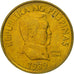 Coin, Philippines, 25 Sentimos, 1989, MS(65-70), Brass, KM:241.1