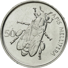 Coin, Slovenia, 50 Stotinov, 1996, MS(65-70), Aluminum, KM:3