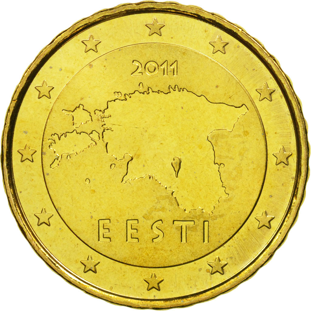 Estonia, 10 Euro Cent, 2011, FDC, Ottone, KM:64