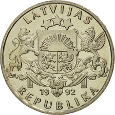 Monnaie, Latvia, Lats, 1992, FDC, Copper-nickel, KM:12