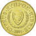 Coin, Cyprus, 2 Cents, 2004, MS(65-70), Nickel-brass, KM:54.3