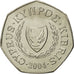 Coin, Cyprus, 50 Cents, 2004, MS(65-70), Copper-nickel, KM:66