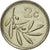 Moneta, Malta, 2 Cents, 2002, MS(65-70), Miedź-Nikiel, KM:94