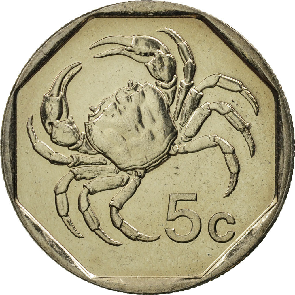 Coin, Malta, 5 Cents, 2001, MS(65-70), Copper-nickel, KM:95