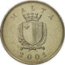 Coin, Malta, 25 Cents, 2001, Franklin Mint, MS(65-70), Copper-nickel, KM:97