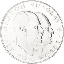 NORWAY, 25 Kroner, KM #414, Silver, 39, 29.00