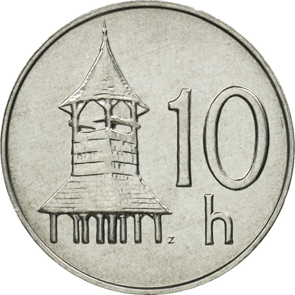 Moneta, Slovacchia, 10 Halierov, 2002, FDC, Alluminio, KM:17