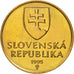 Slovakia, Koruna, 1995, MS(65-70), Bronze Plated Steel, KM:12