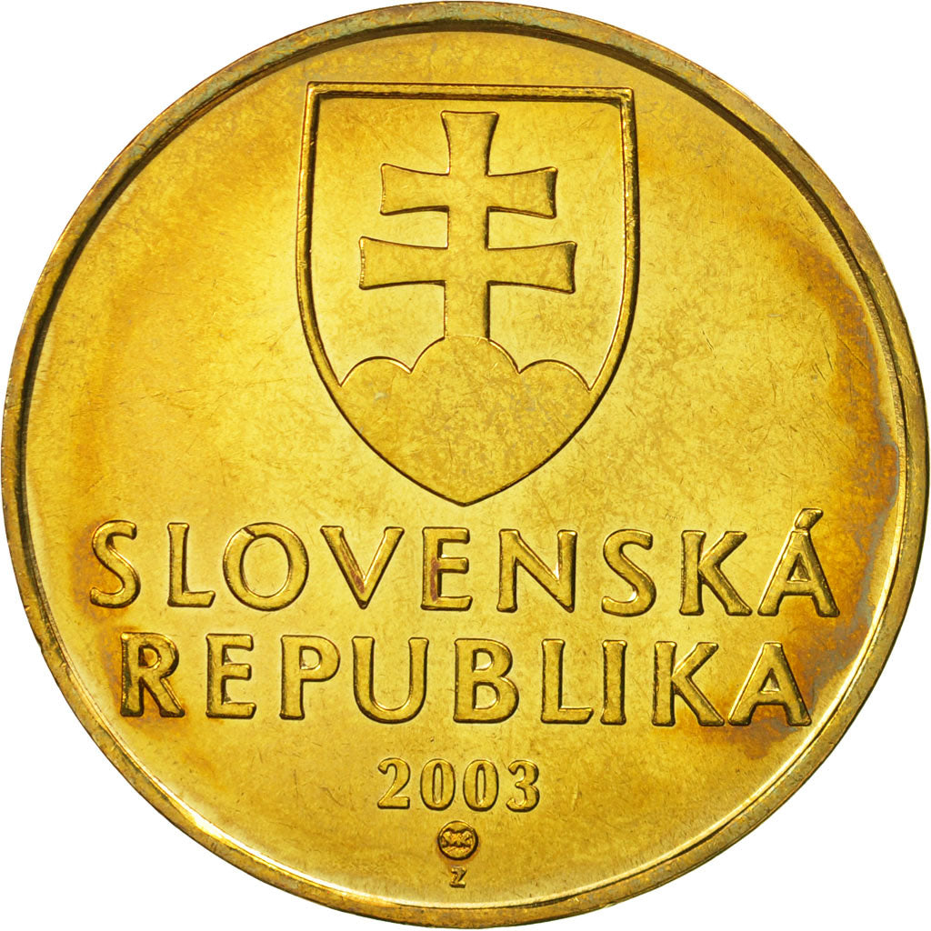 Monnaie, Slovaquie, 10 Koruna, 2003, FDC, Aluminum-Bronze, KM:11