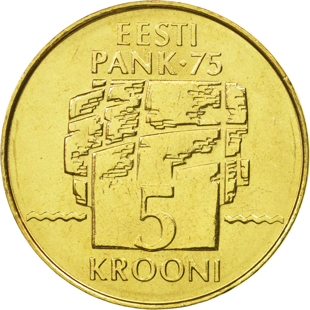 Coin, Estonia, 5 Krooni, 1994, MS(65-70), Aluminum-Bronze, KM:30