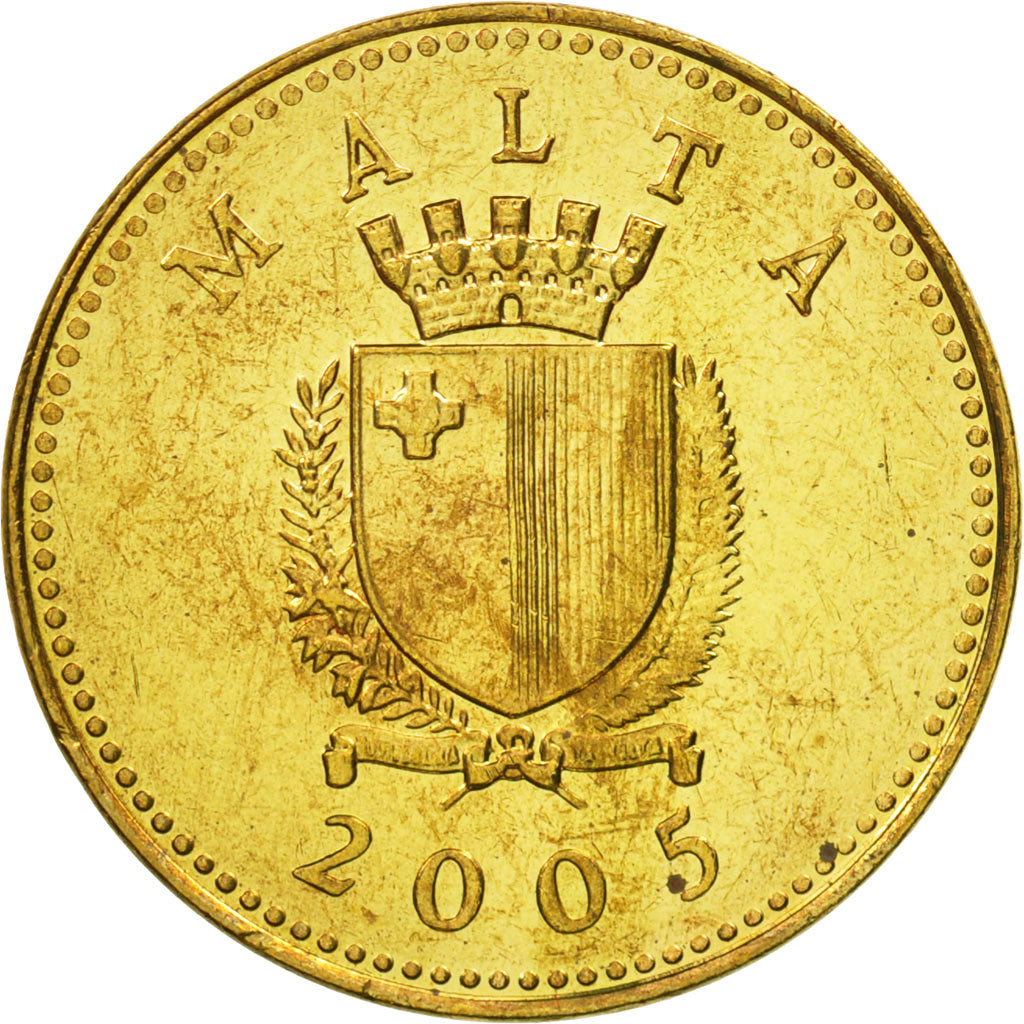 Moneta, Malta, Cent, 2005, FDC, Nichel-ottone, KM:93