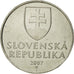 Moneta, Słowacja, 2 Koruna, 2007, MS(63), Nickel platerowany stalą, KM:13