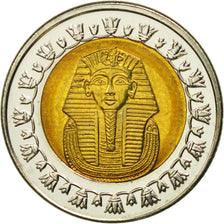 Egypt, Pound, 2007, Cairo, MS(65-70), Bi-Metallic, KM:940a