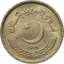 Pakistan, 2 Rupees, 2000, SPL, Nickel-brass, KM:64