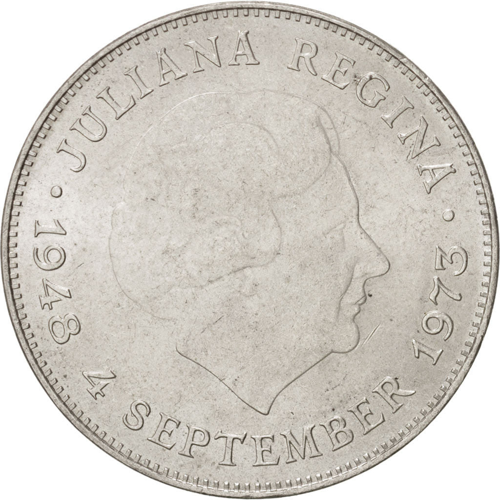Munten, Nederland, Juliana, Zilver, KM:196