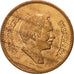 Coin, Jordan, Hussein, 5 Fils, 1/2 Qirsh, 1978, MS(63), Bronze, KM:36