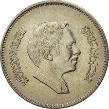 Jordan, Hussein, 25 Fils, 1/4 Dirham, 1984, MS(65-70), Copper-nickel, KM:38