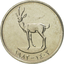 Emirati Arabi Uniti, 25 Fils, 1983, British Royal Mint, FDC, Rame-nichel, KM:4