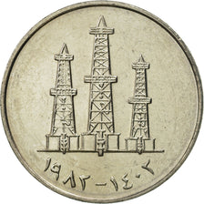 Emirati Arabi Uniti, 50 Fils, 1983, British Royal Mint, FDC, Rame-nichel, KM:5