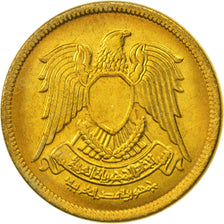 Egitto, 10 Milliemes, 1973, FDC, Ottone, KM:435