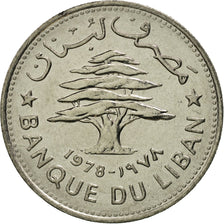 Líbano, 50 Piastres, 1978, FDC, Níquel, KM:28.1