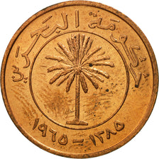 Coin, Bahrain, 5 Fils, 1965, MS(63), Bronze, KM:2