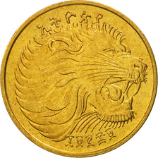 Ethiopia, 5 Cents, 1977, Berlin, MS(65-70), Brass, KM:44.2