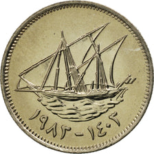 Monnaie, Kuwait, Jabir Ibn Ahmad, 20 Fils, 1983, FDC, Copper-nickel, KM:12