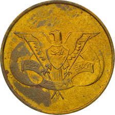 Yemen Arab Republic, 5 Fils, 1974, MS(63), Brass, KM:34