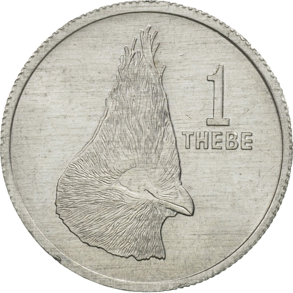 Monnaie, Botswana, Thebe, 1976, British Royal Mint, FDC, Aluminium, KM:3