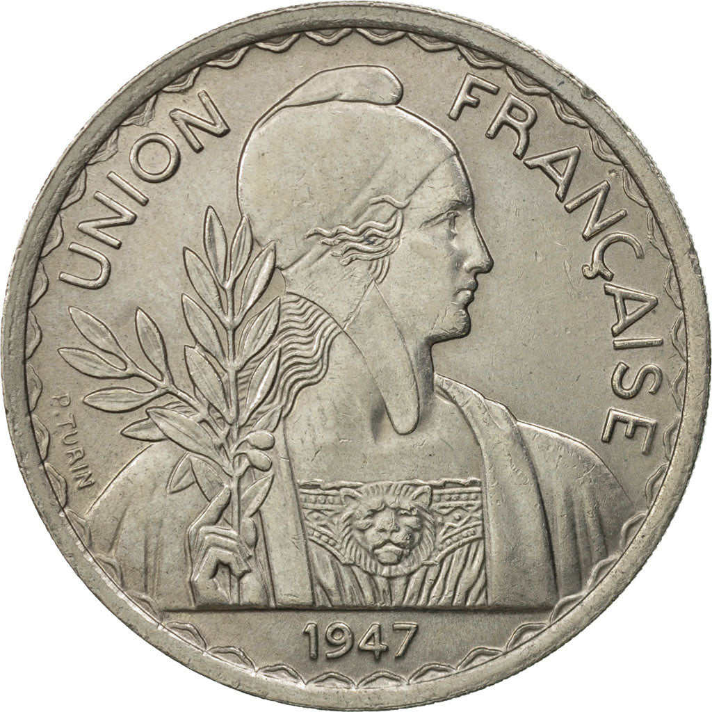 FRENCH INDO-CHINA, Piastre, 1947, Paris, FDC, Copper-nickel, KM:32.1