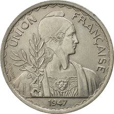 FRENCH INDO-CHINA, Piastre, 1947, Paris, FDC, Copper-nickel, KM:32.1