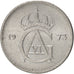Moneta, Svezia, Gustaf VI, 10 Öre, 1973, SPL, Rame-nichel, KM:835