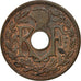 FRENCH INDO-CHINA, 1/2 Cent, 1939, Paris, MS(60-62), Bronze, KM:20