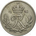 Coin, Denmark, Frederik IX, 25 Öre, 1956, Copenhagen, MS(60-62), Copper-nickel