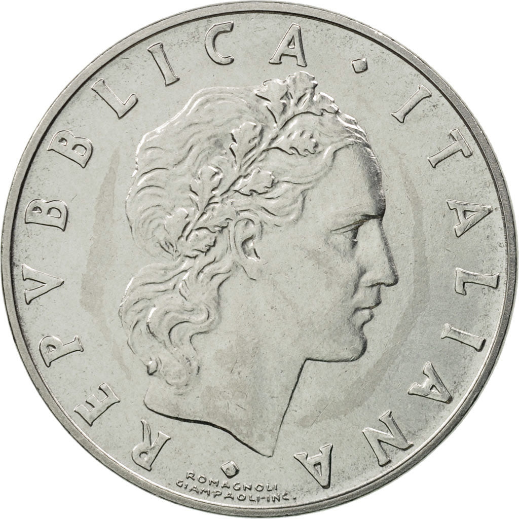 Coin, Italy, 50 Lire, 1962, Rome, MS(63), Stainless Steel, KM:95.1