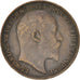 GREAT BRITAIN, Farthing, 1910, KM #792, EF(40-45), Bronze, 20