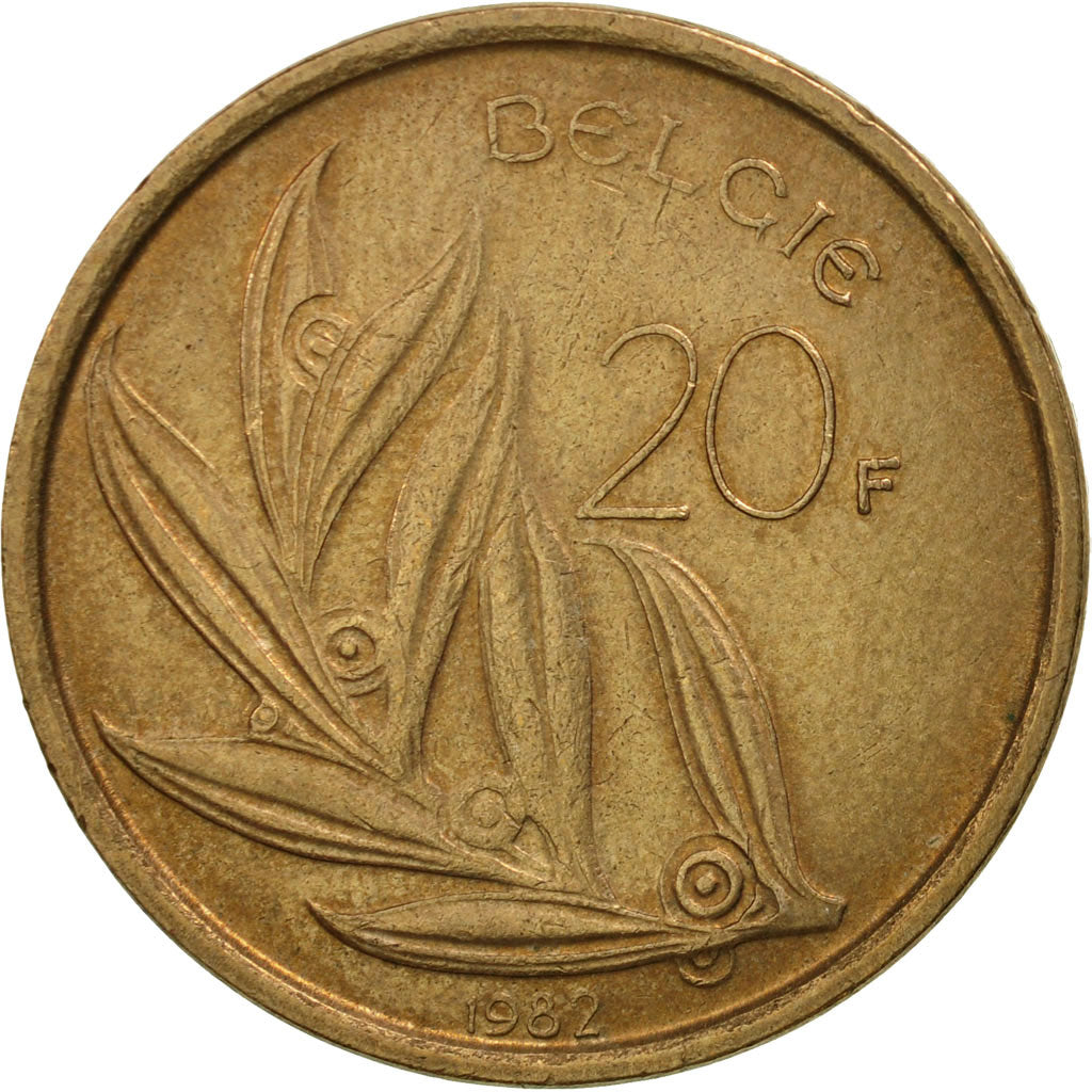 Monnaie, Belgique, 20 Francs, 20 Frank, 1982, SUP, Nickel-Bronze, KM:160