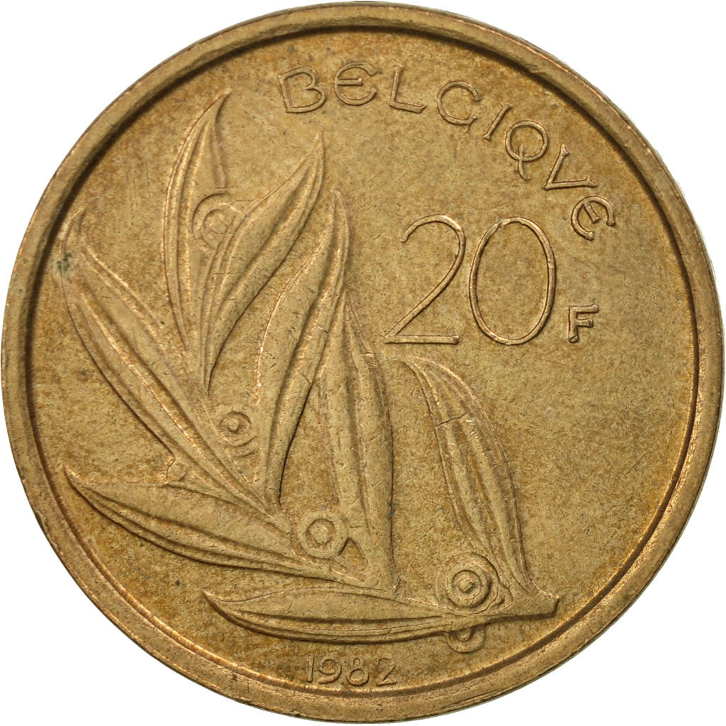 Monnaie, Belgique, 20 Francs, 20 Frank, 1982, SUP, Nickel-Bronze, KM:159