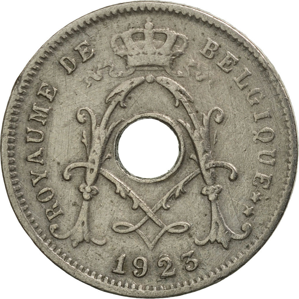 Coin, Belgium, 5 Centimes, 1923, AU(55-58), Copper-nickel, KM:66