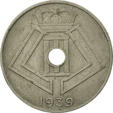 Belgium, 10 Centimes, 1939, AU(50-53), Nickel-brass, KM:113.1