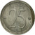 Moneta, Belgio, 25 Centimes, 1969, Brussels, BB+, Rame-nichel, KM:153.1