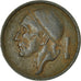 Coin, Belgium, 20 Centimes, 1954, VF(20-25), Bronze, KM:146