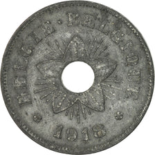 Belgium, 50 Centimes, 1918, VF(20-25), Zinc, KM:83