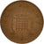 Coin, Great Britain, Elizabeth II, New Penny, 1980, VF(30-35), Bronze, KM:915