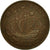 Moneda, Gran Bretaña, George VI, 1/2 Penny, 1948, BC+, Bronce, KM:844